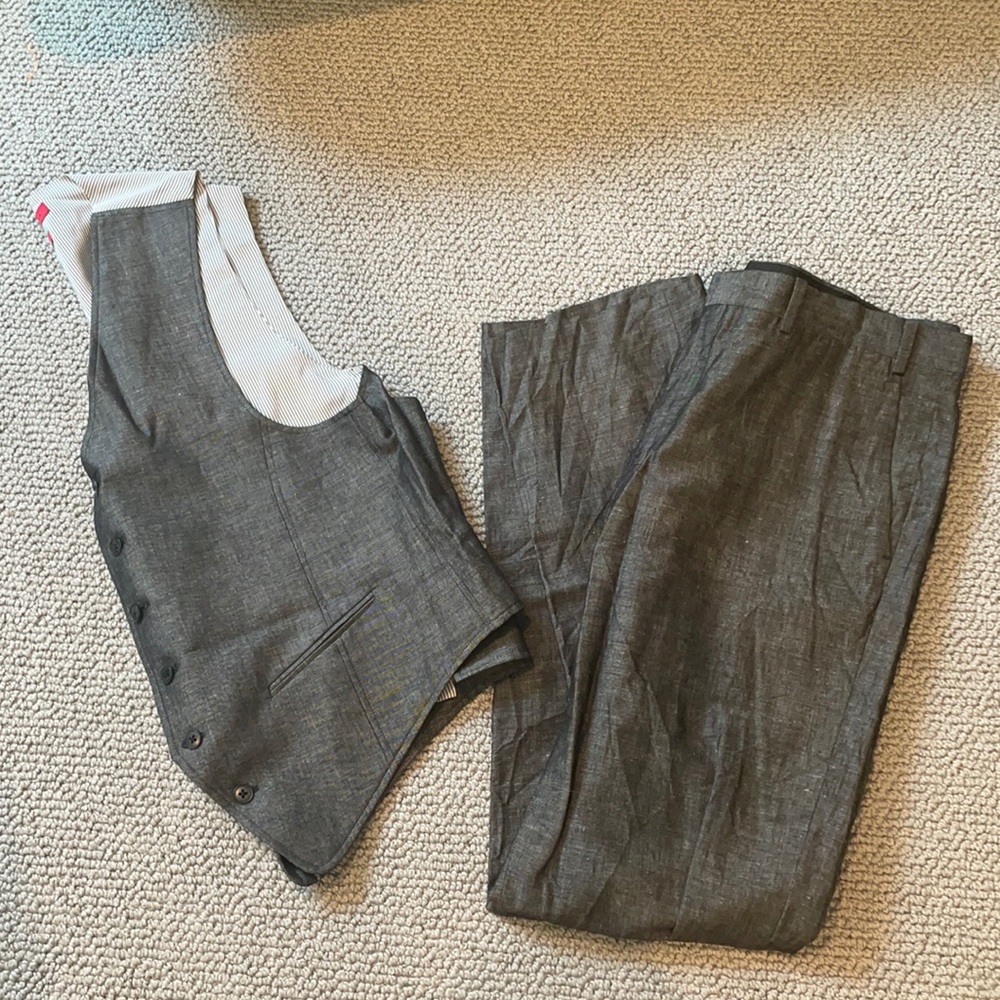 John Varvatos vest and pant combo